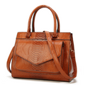 UnWritten Style — “Rich Intentions” Croc-Embossed Handbag eprolo