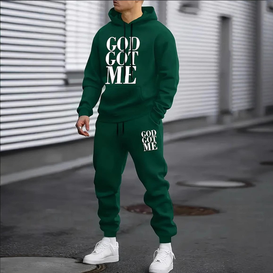 UnWritten Style — GOD GOT ME Hoodie Set