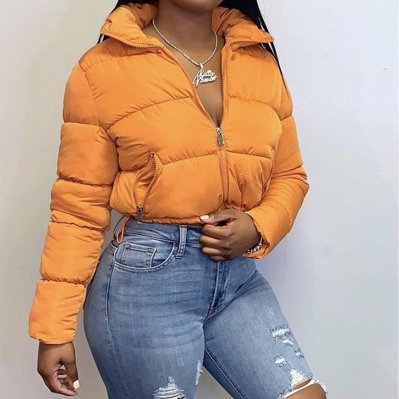 💙 UnWritten Style Cropped Puffer Jacket