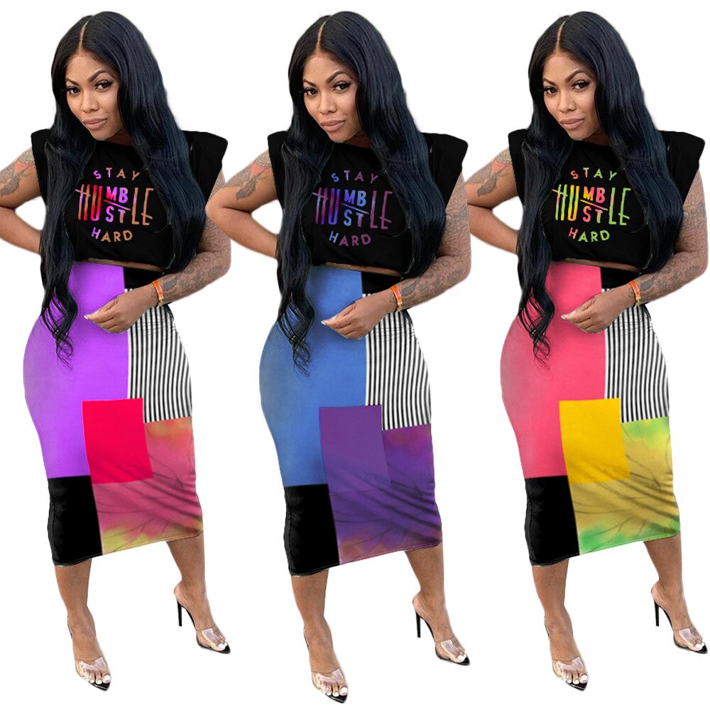 🎨 Unwritten Style — Hustle in Color Midi Skirt eprolo
