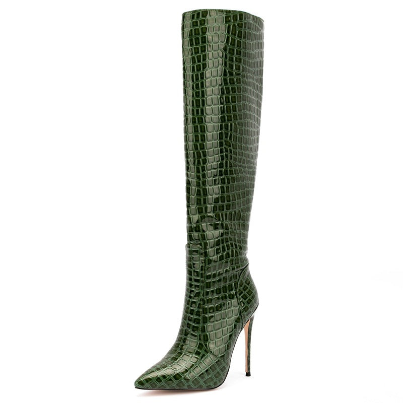 💛 UnWritten Golden Hour Knee-High Stiletto Boots eprolo