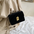 UnWritten Style — “Emerald After Dark” Velvet Crossbody Bag eprolo