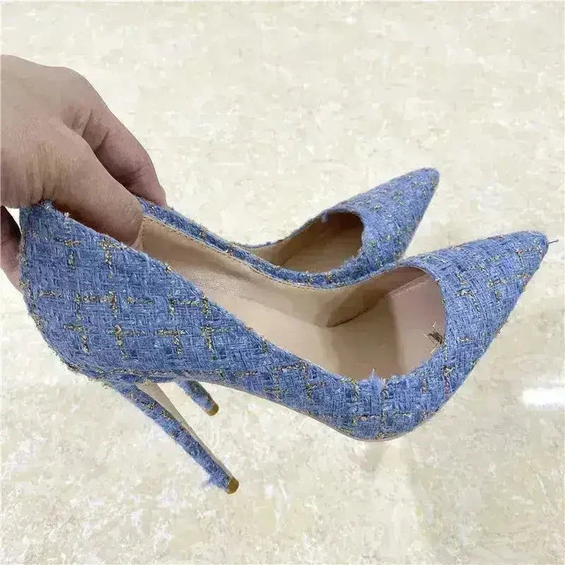 👠 Unwritten Style — Executive Energy Tweed Pumps Femstylo