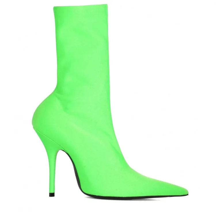 💸 UnWritten Money Moves Stiletto Booties eprolo