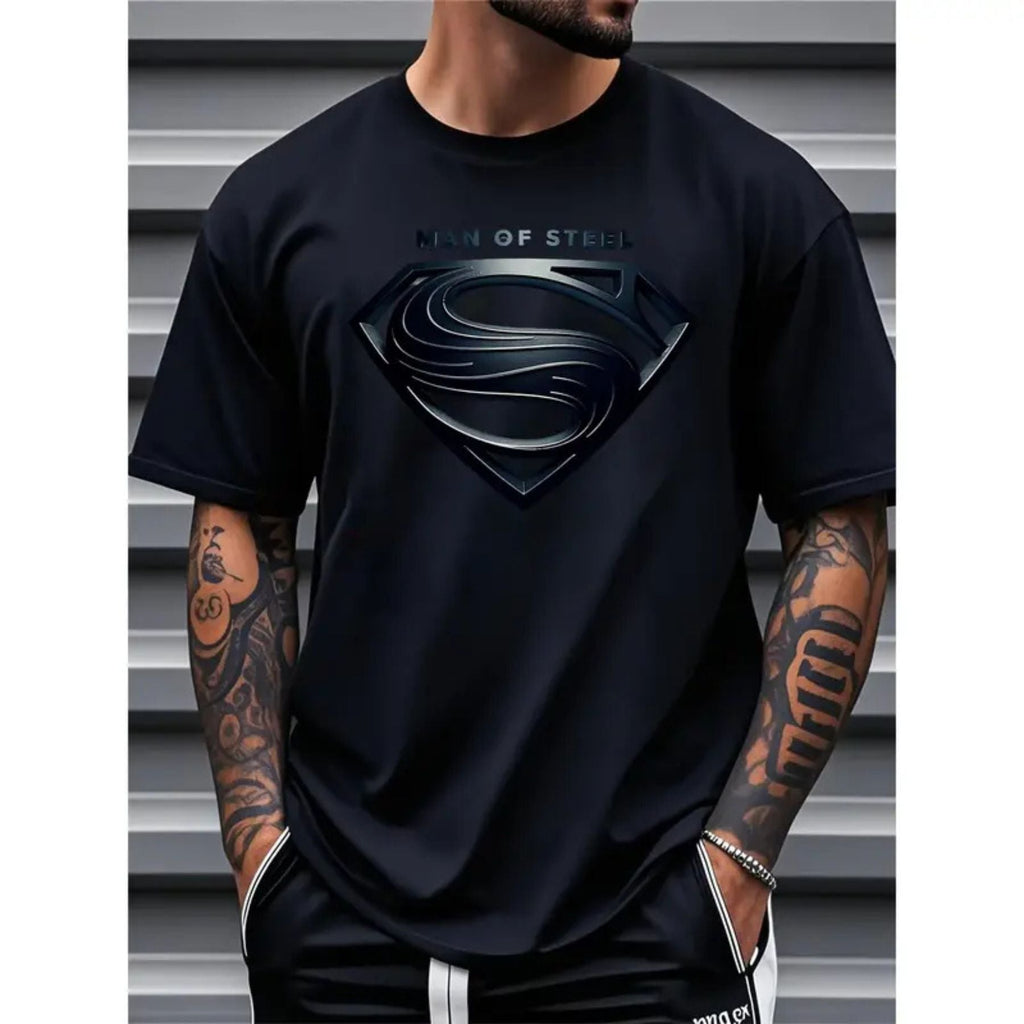 UnWritten Style — Man of Steel Graphic T-Shirt Teezioo