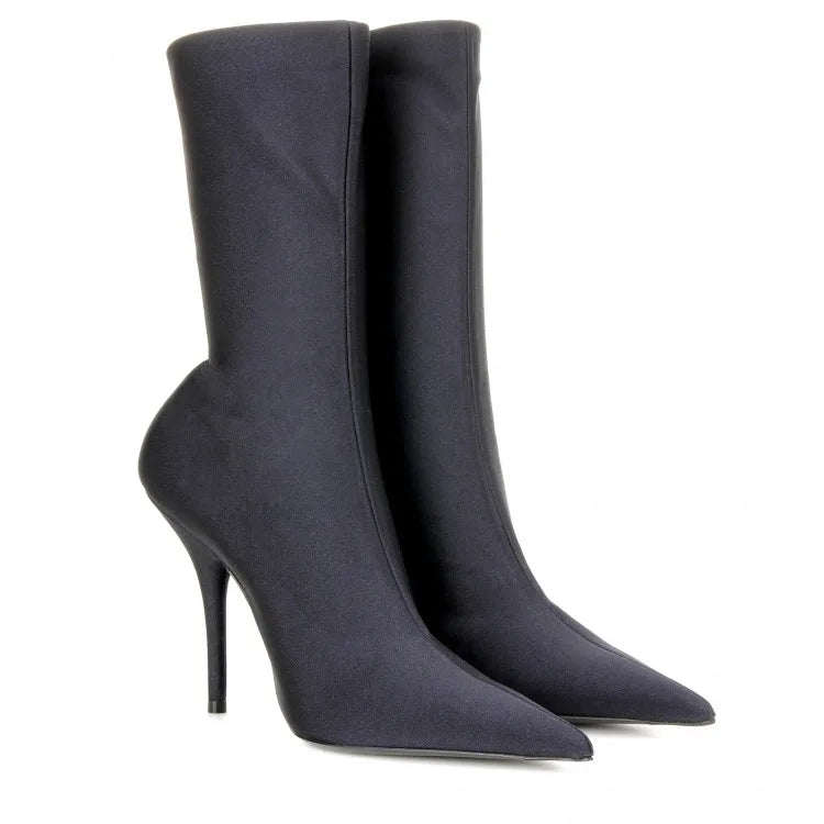 💸 UnWritten Money Moves Stiletto Booties eprolo
