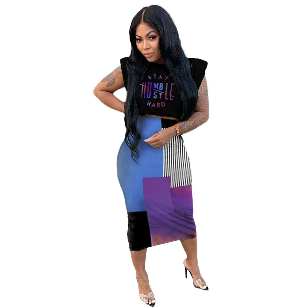 🎨 Unwritten Style — Hustle in Color Midi Skirt eprolo