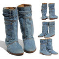 👢 Unwritten Style — Denim Rebel Boots💙 Country in My Heart