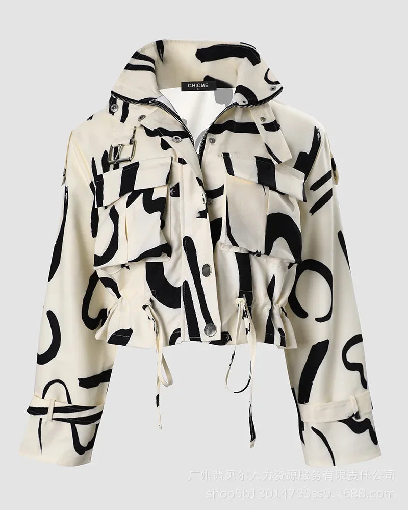 Unwritten Style – Urban Camo Cropped Utility Jacket eprolo