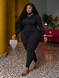 🖤 UnWritten Style | The Curvy Midnight Glam Jumpsuit Shein