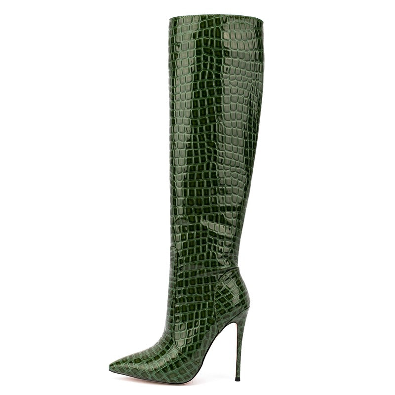 💛 UnWritten Golden Hour Knee-High Stiletto Boots eprolo