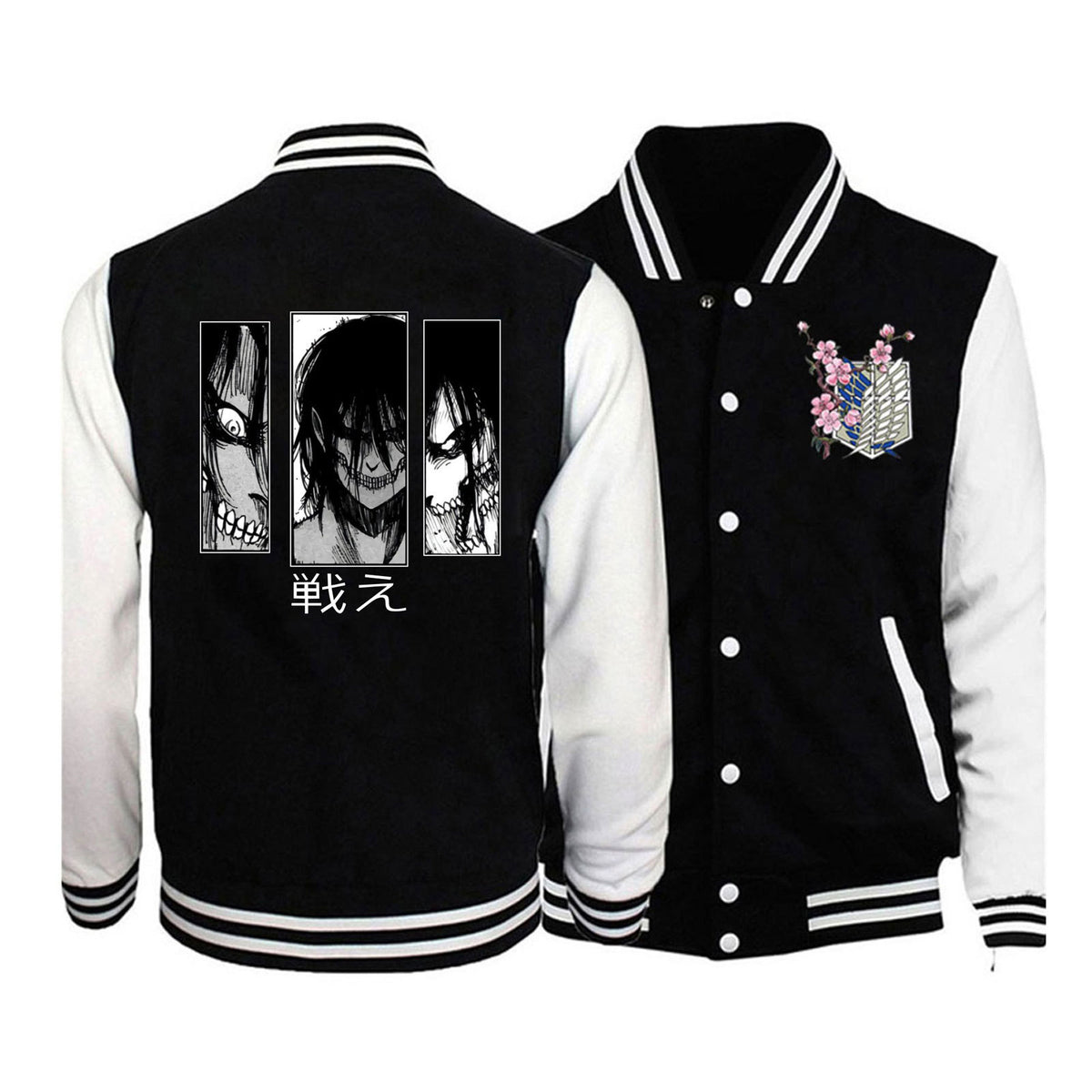 UnWritten Style — Anime Graphic Varsity Jacket eprolo