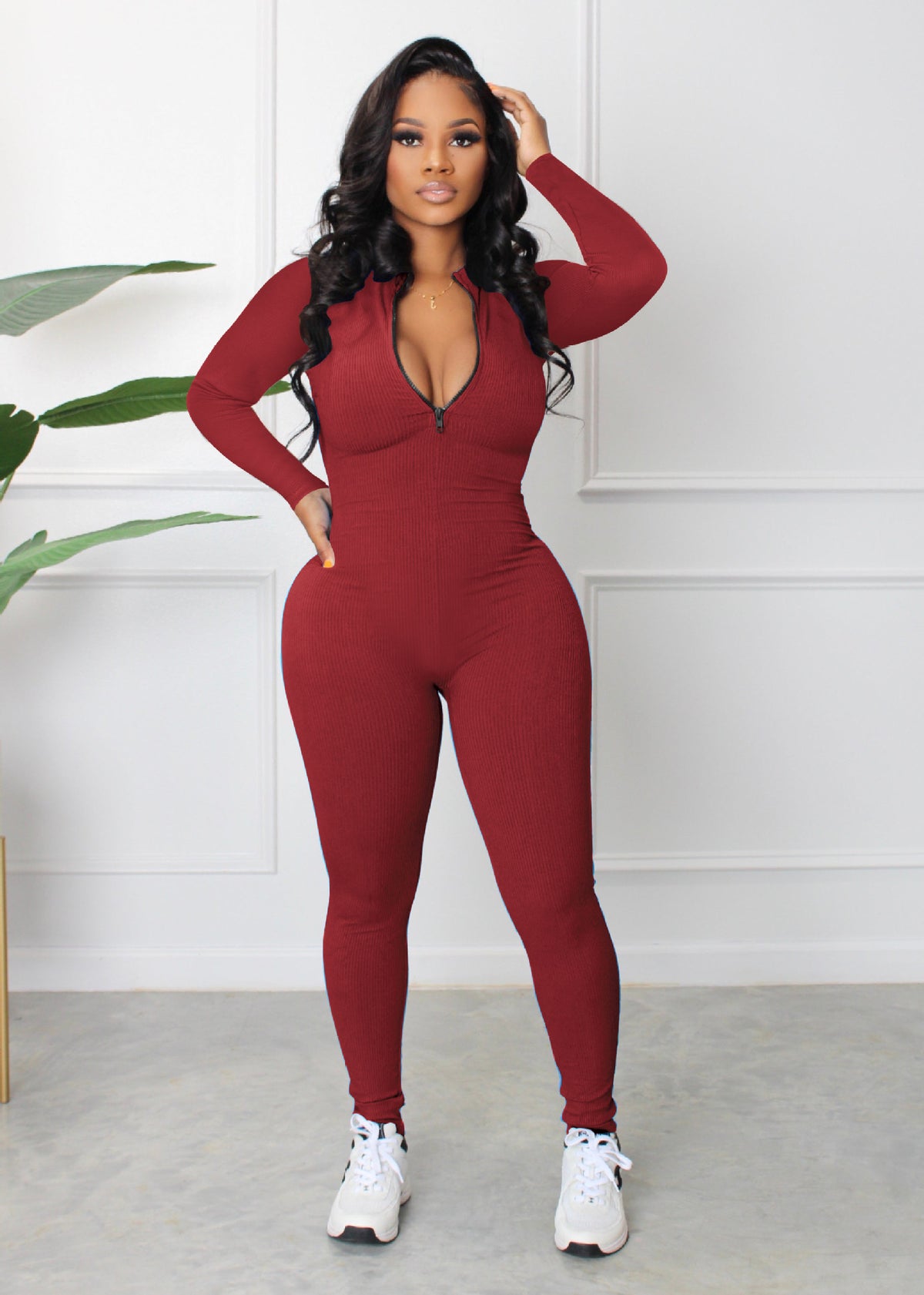 🤍 Unwritten Style — Clean Slate Zip-Up Jumpsuit eprolo