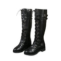Unwritten Style — Rebel Lace-Up Knee-High Boots eprolo