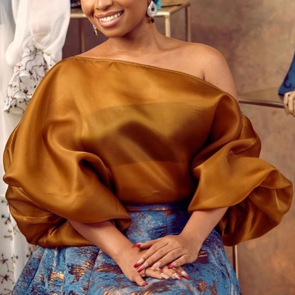🧡 Unwritten Style — Golden Hour Statement Blouse eprolo