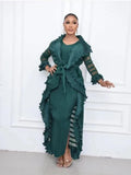 💚 Unwritten Style — Emerald Elegance Ruffle Set eprolo
