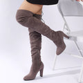 UnWritten Style — Mocha Muse Thigh-High Boots Simply Love