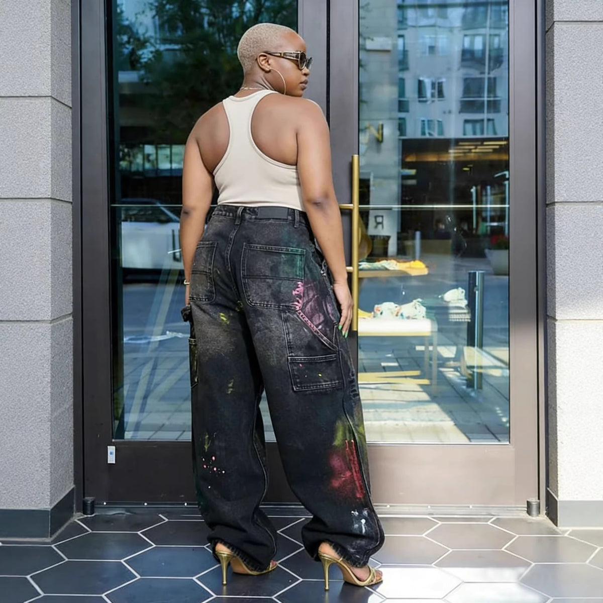 Unwritten Style – Graffiti Mode Wide-Leg Jeans eprolo