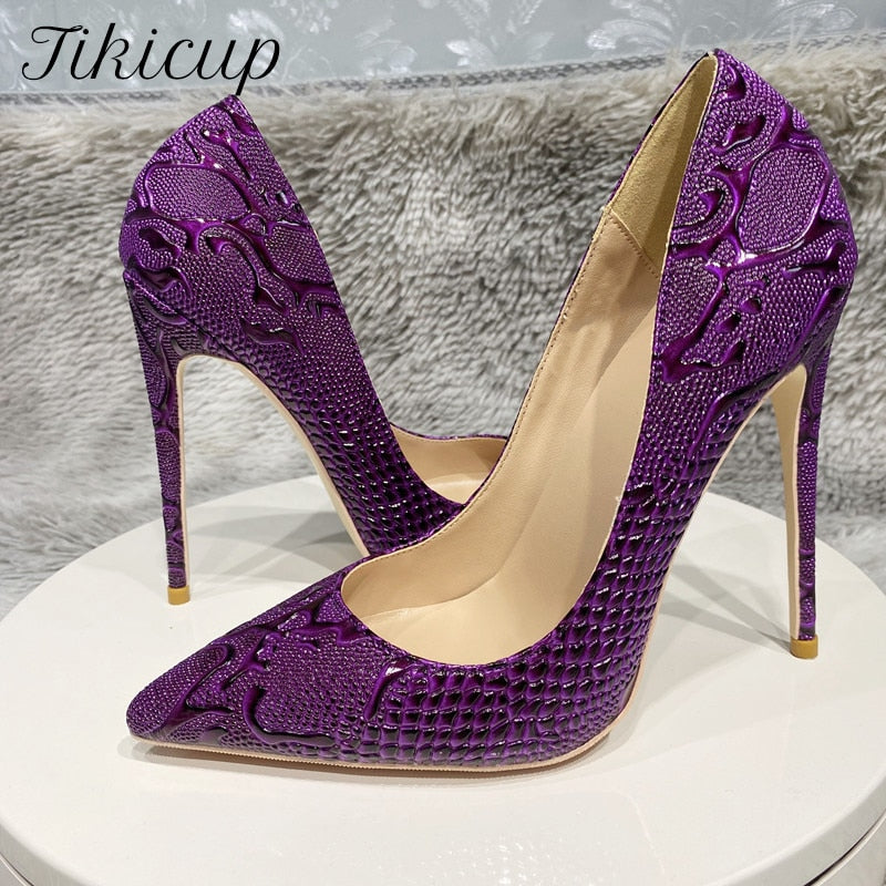 💜 UnWritten Purple Reign Stiletto Pumps eprolo