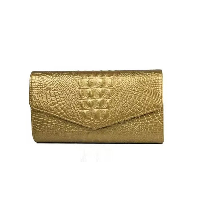 UnWritten Style — “Midnight Luxe” Croc-Embossed Crossbody eprolo