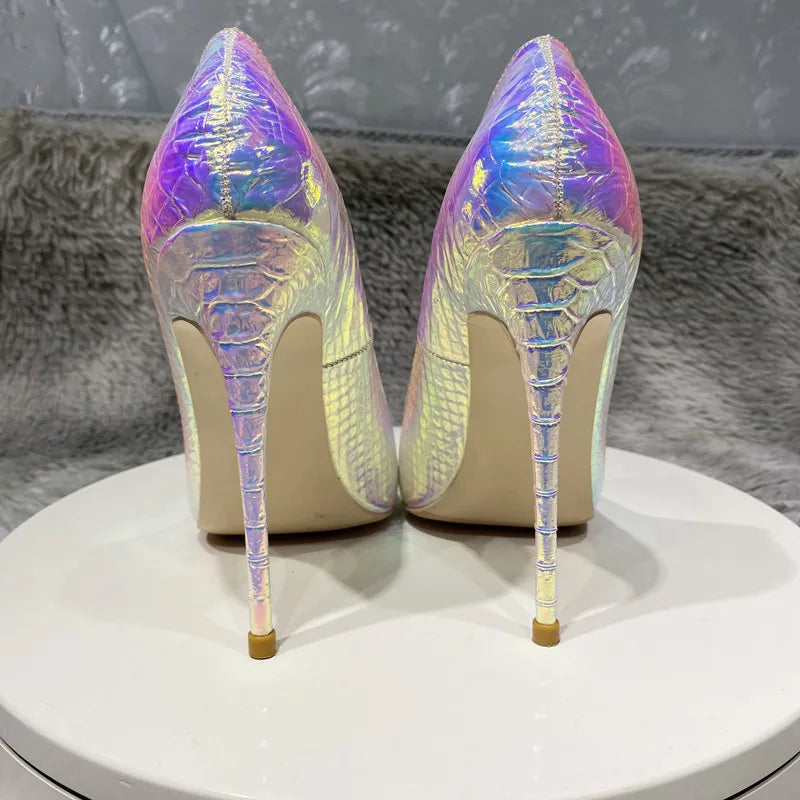 🌈 UnWritten Prism Pointed-Toe Stiletto Pumps eprolo