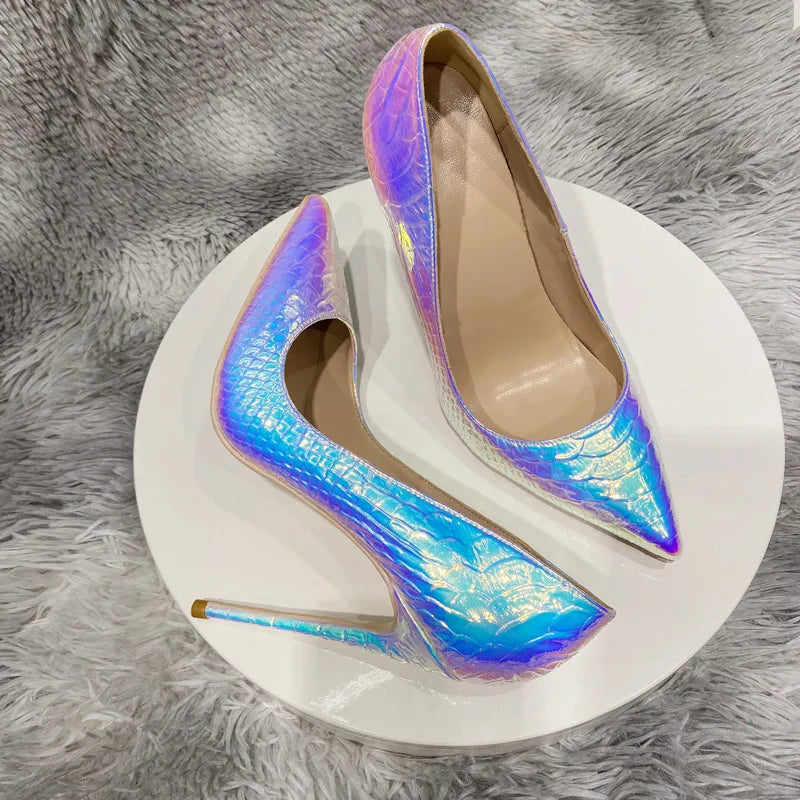 🌈 UnWritten Prism Pointed-Toe Stiletto Pumps eprolo
