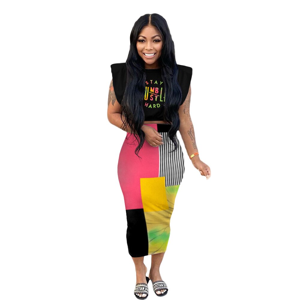 🎨 Unwritten Style — Hustle in Color Midi Skirt eprolo