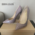 🐍 UnWritten Style Blush Serpent Stiletto Pumps eprolo