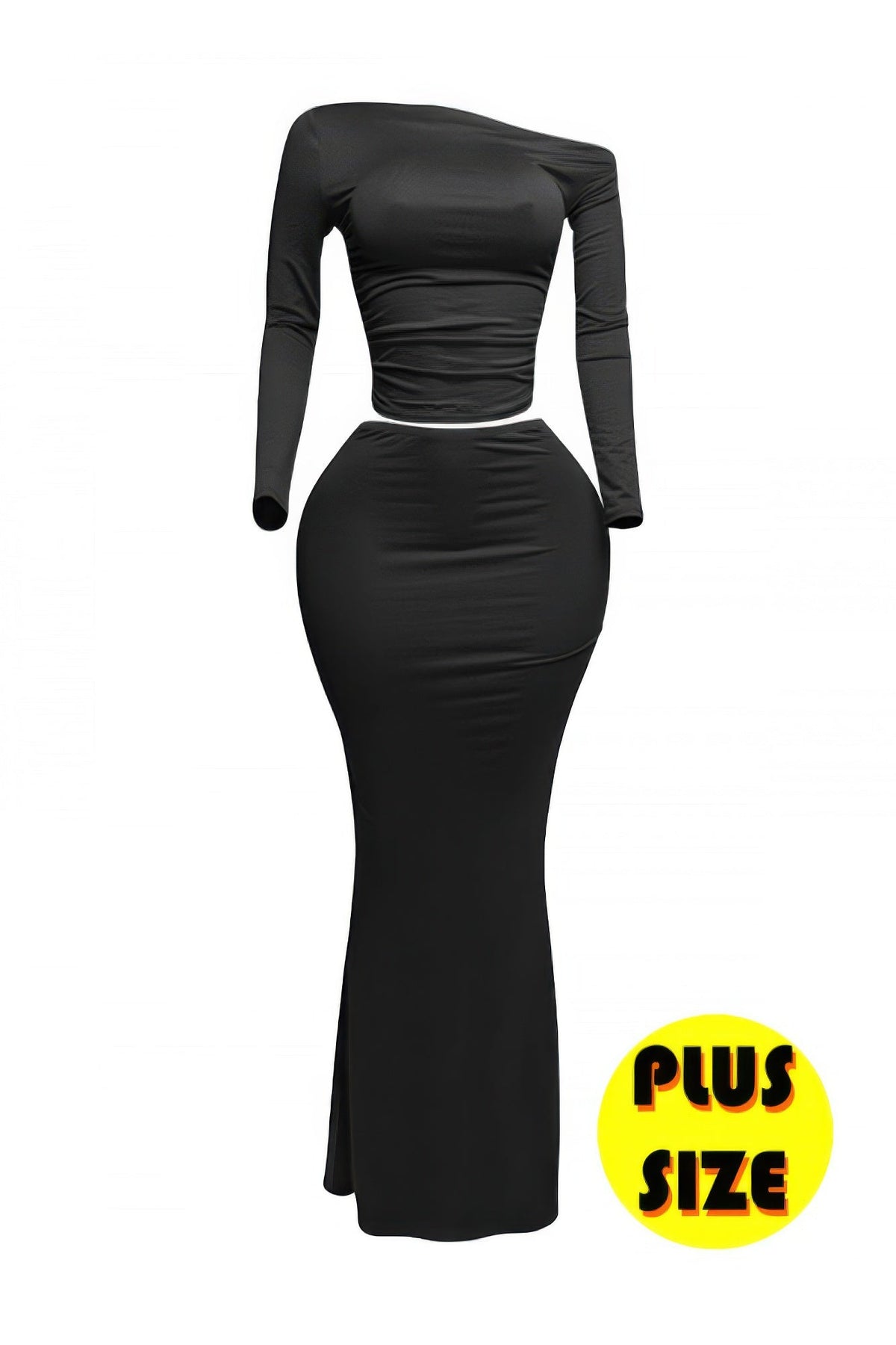 🍷 Unwritten Style After Hours Elegance Plus-Size Two-Piece Rose In Concrete 🥀