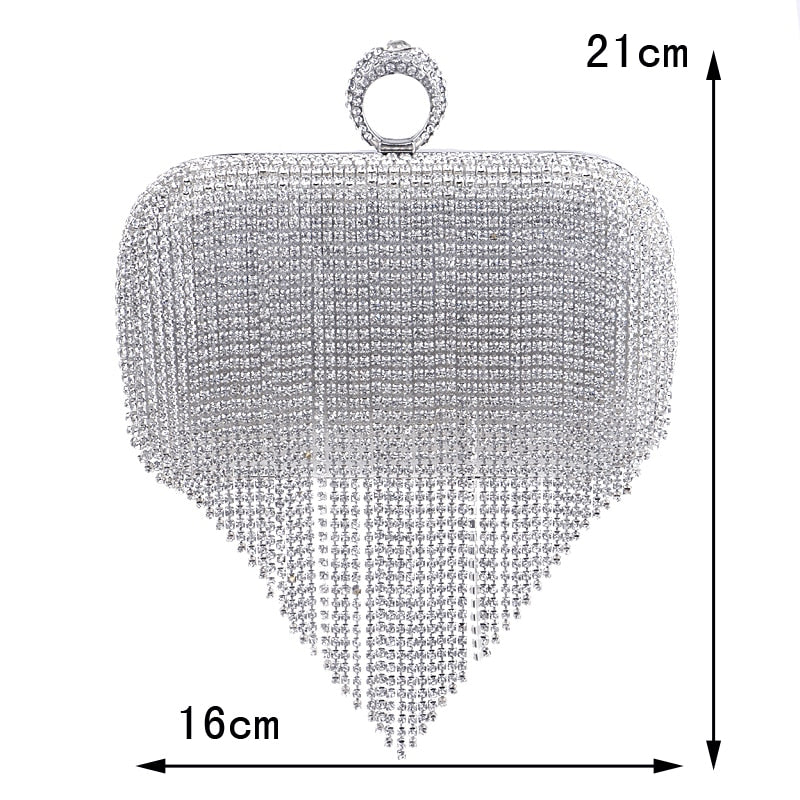 UnWritten Style — “Dripping in Diamonds” Rhinestone Clutch eprolo