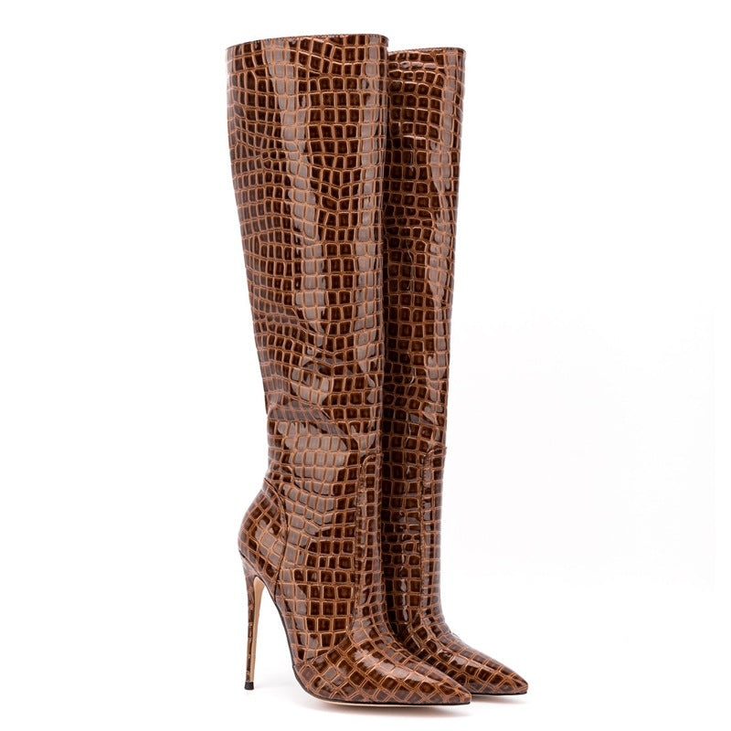 💛 UnWritten Golden Hour Knee-High Stiletto Boots eprolo