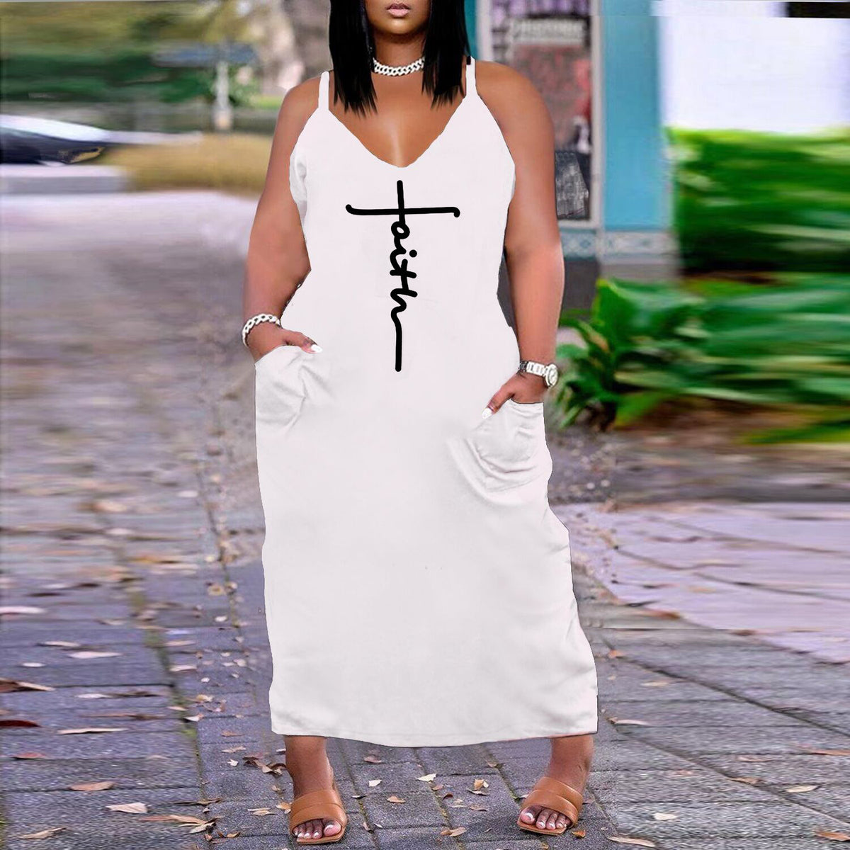 Unwritten Style — African Queen Pocket Maxi Dress eprolo