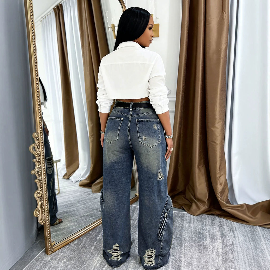 Unwritten Style – Off Script Utility Wide-Leg Jeans eprolo
