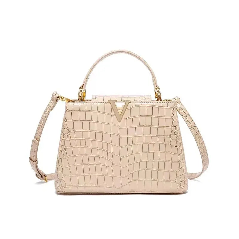 UnWritten Style — “Pretty in Power” Croc-Embossed Handbag eprolo