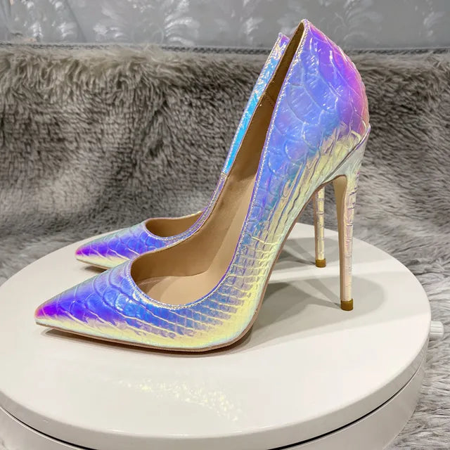 🌈 UnWritten Prism Pointed-Toe Stiletto Pumps eprolo