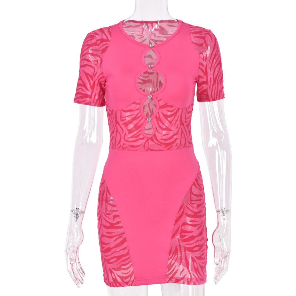 🖤 Unwritten Style —Wild Intentions Sheer Mini Dress eprolo