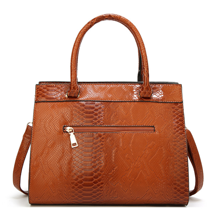 UnWritten Style — “Rich Intentions” Croc-Embossed Handbag eprolo