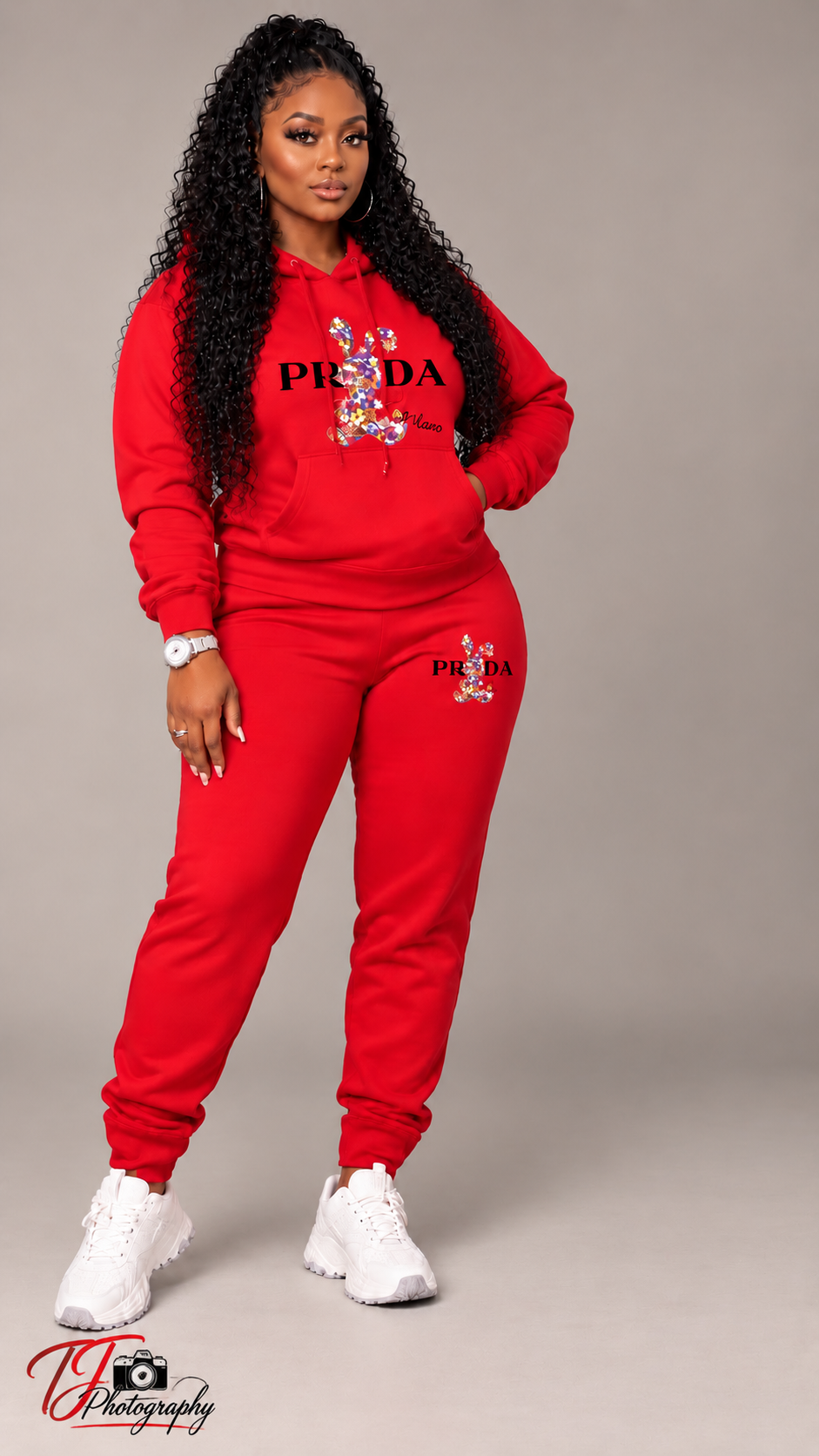 Unwritten Style | Midnight Luxe Graphic Jogger Set