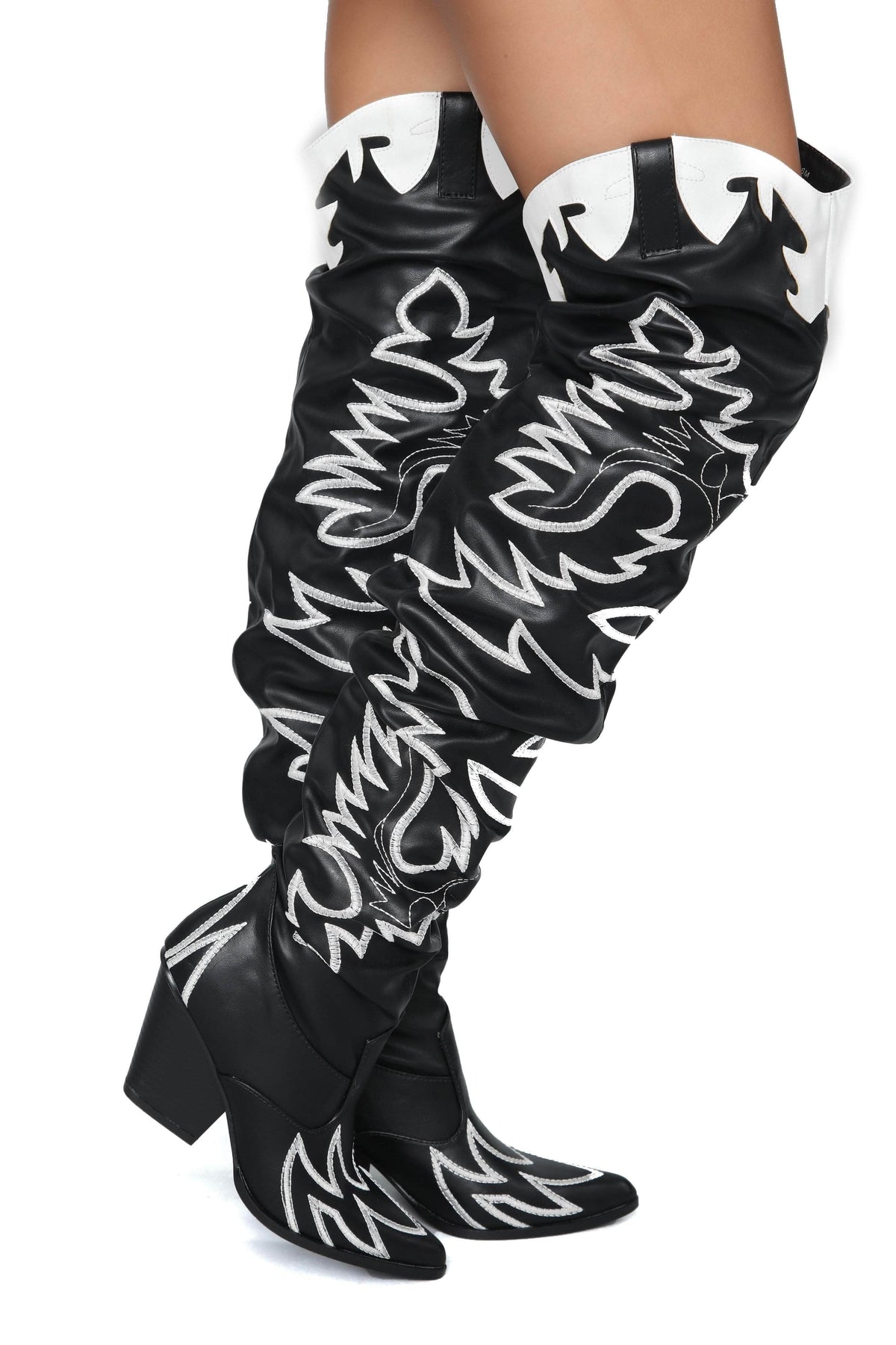 💙 Unwritten Style — Blue Rodeo Statement Boots The House of Stylez