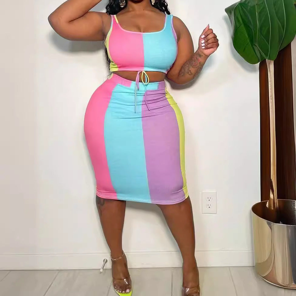 🌈 Unwritten Style Color Me Confident Two-Piece Set Bella Mia