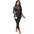 Women Clothing Jumpsuit Women Autumn Sexy Mesh Women Clothing One Piece Trousers Wanita Store