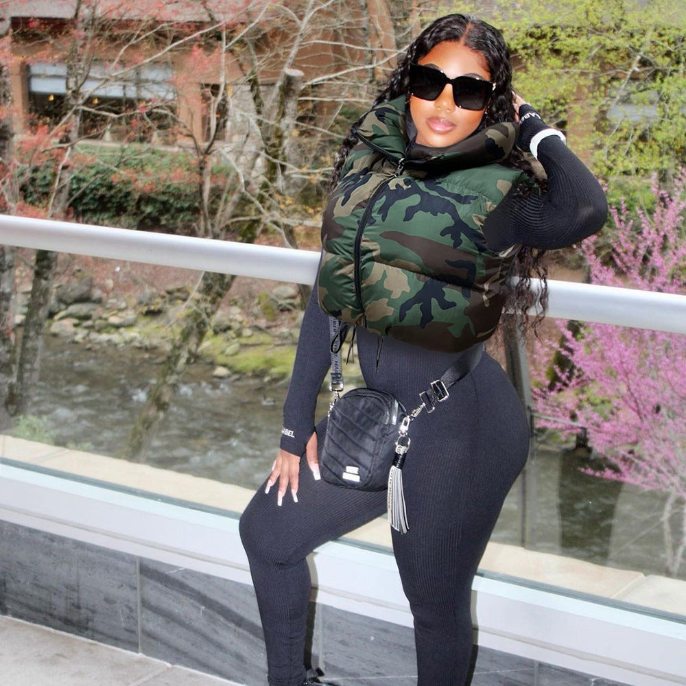 🪖 UnWritten Style — Camo Command Puffer Ves