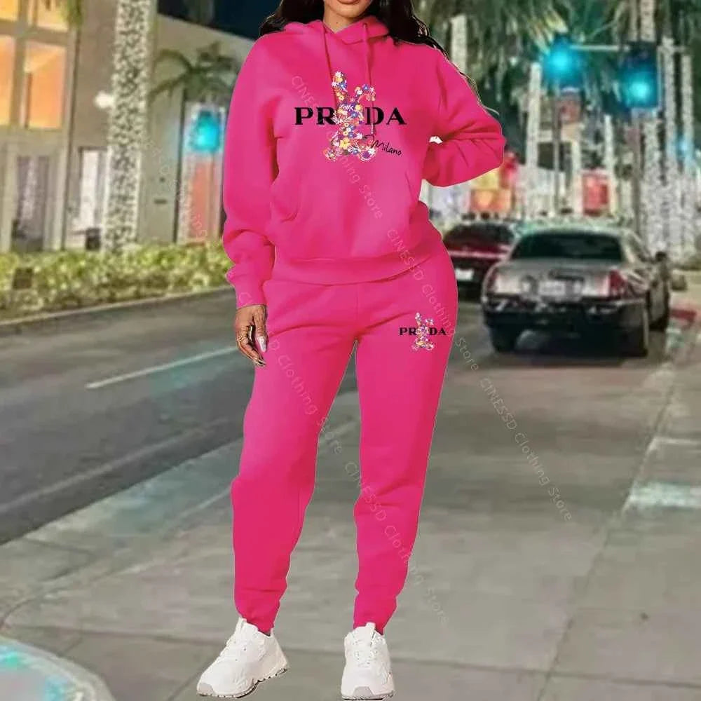 Unwritten Style | Midnight Luxe Graphic Jogger Set