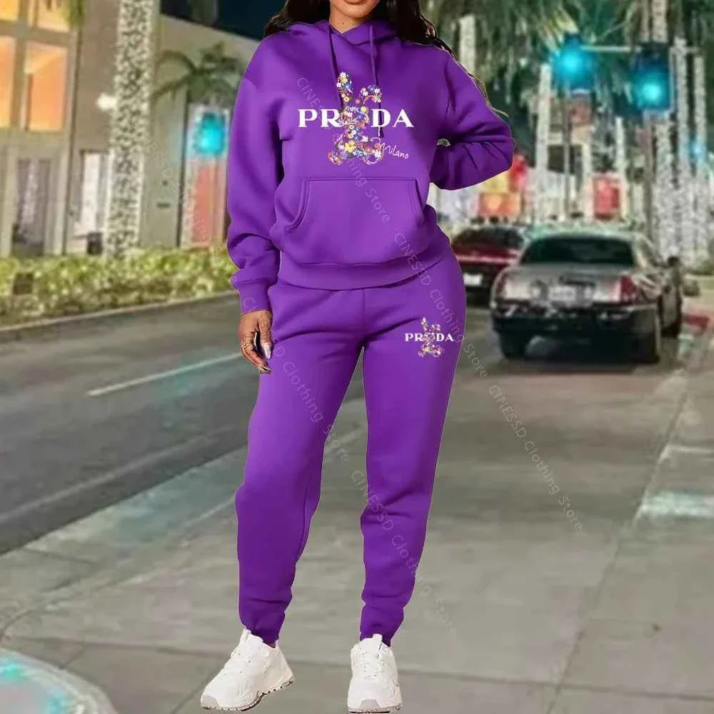 Unwritten Style | Midnight Luxe Graphic Jogger Set