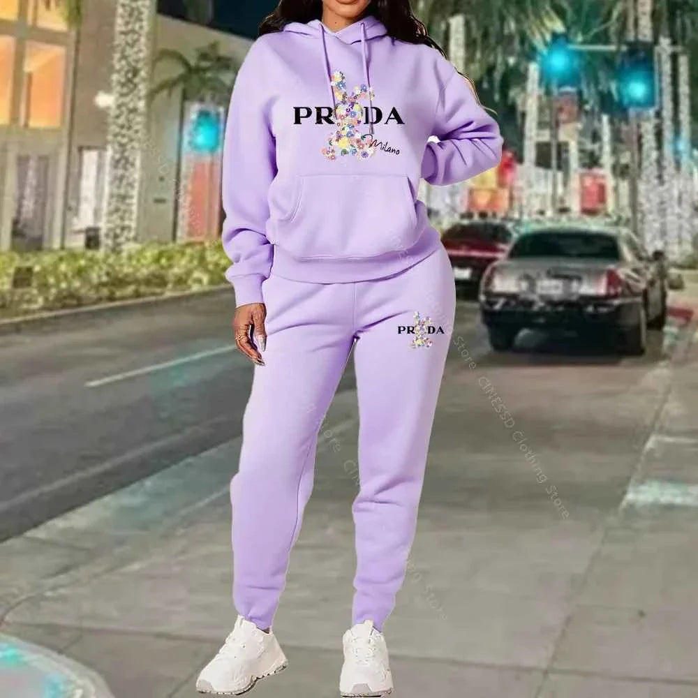Unwritten Style | Midnight Luxe Graphic Jogger Set