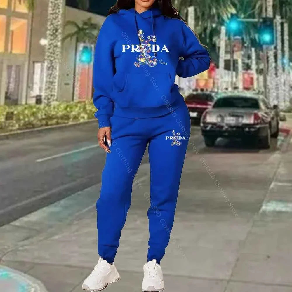 Unwritten Style | Midnight Luxe Graphic Jogger Set