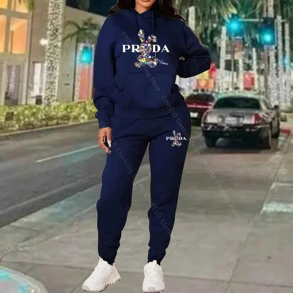 Unwritten Style | Midnight Luxe Graphic Jogger Set