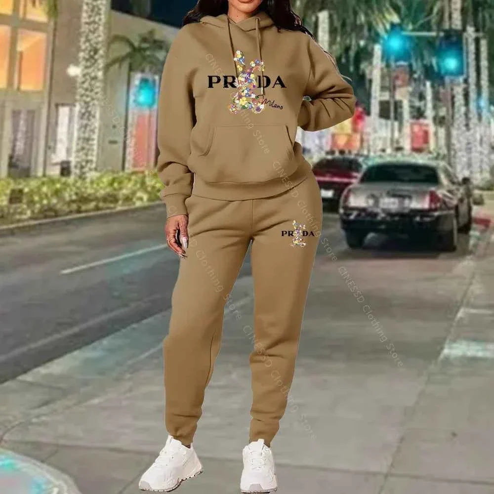 Unwritten Style | Midnight Luxe Graphic Jogger Set