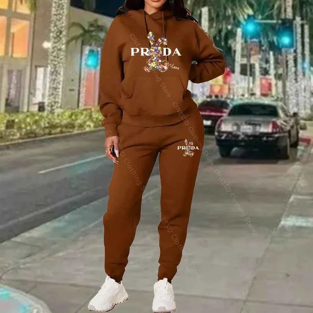 Unwritten Style | Midnight Luxe Graphic Jogger Set