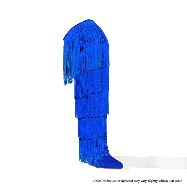 💃 Unwritten Style —Fringe Benefits Statement Boots The House of Stylez